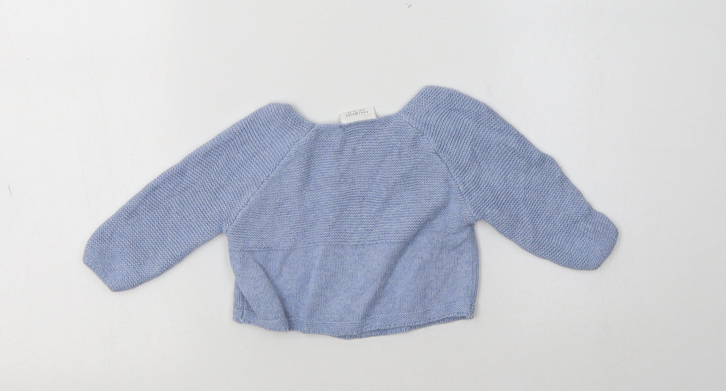 NEXT Baby Blue  Cotton Pullover Jumper Size 3-6 Months