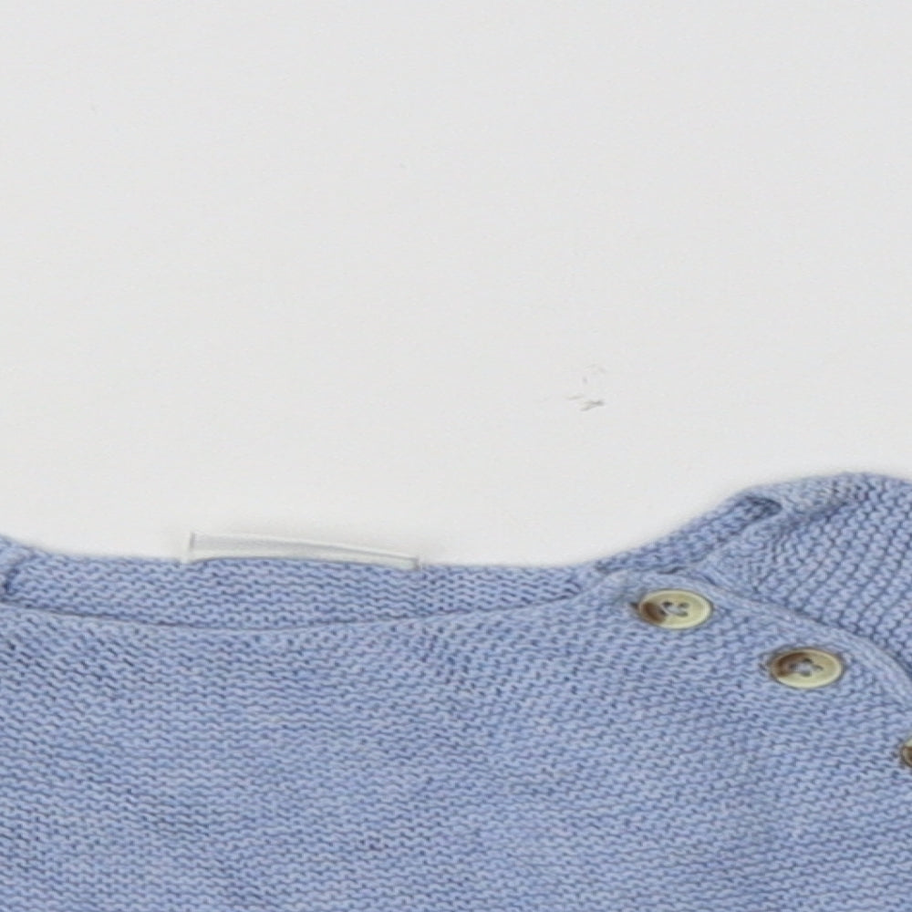 NEXT Baby Blue  Cotton Pullover Jumper Size 3-6 Months