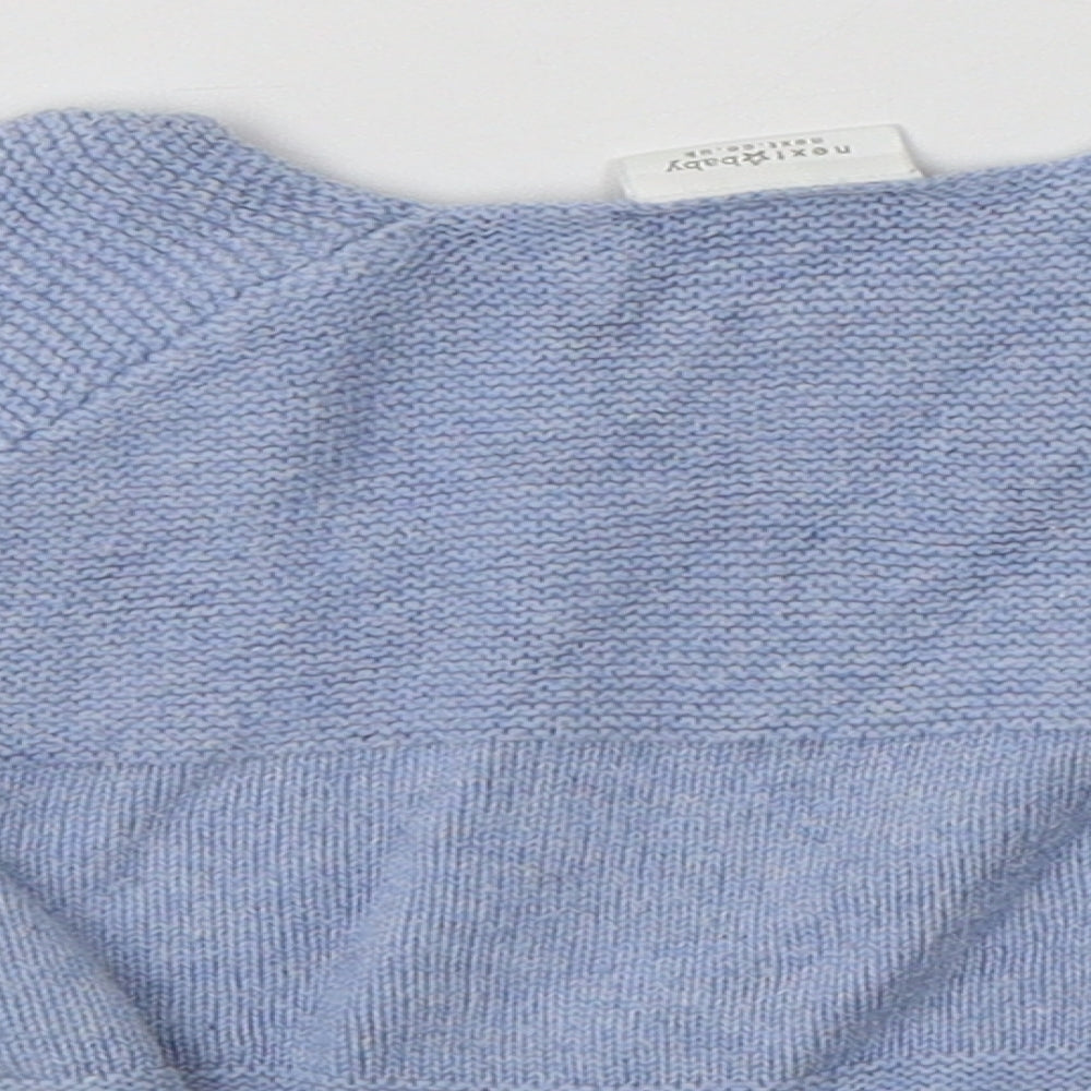 NEXT Baby Blue  Cotton Pullover Jumper Size 3-6 Months