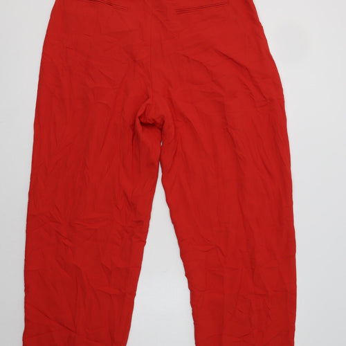 Diane von Furstenberg Womens Red   Trousers  Size 12 L30 in Regular