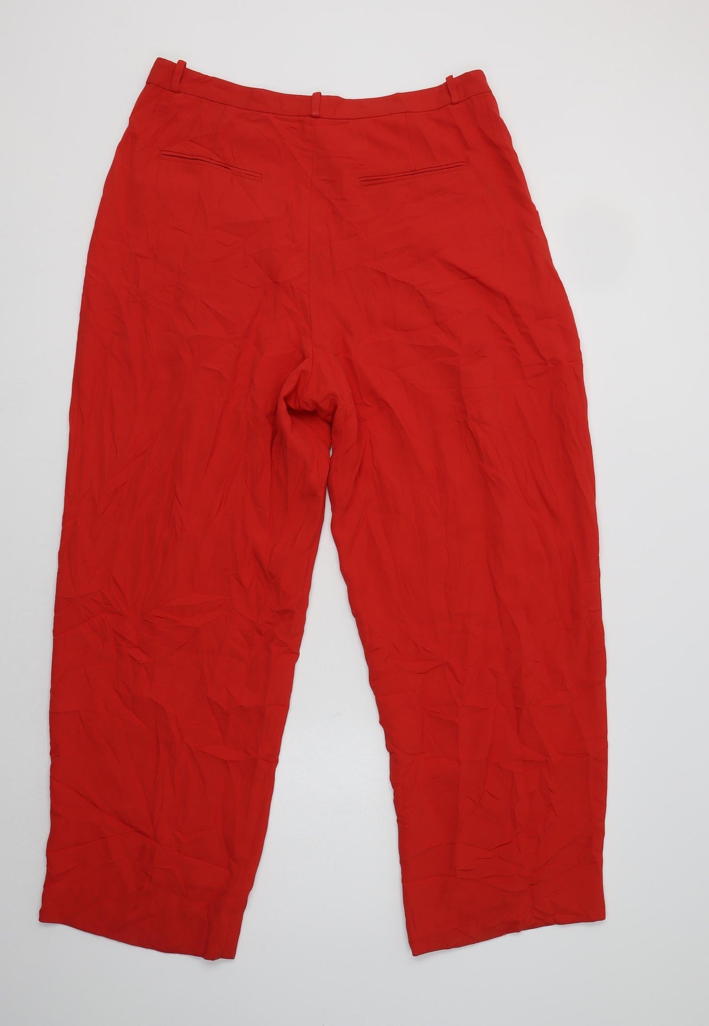 Diane von Furstenberg Womens Red   Trousers  Size 12 L30 in Regular