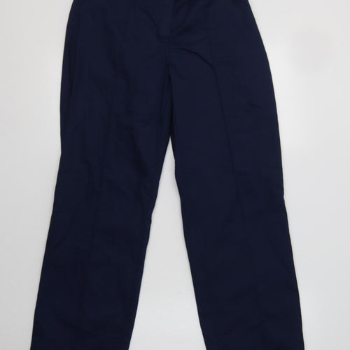 Alexandra Womens Blue  Polyester Dress Pants Trousers Size 10 L30 in Regular