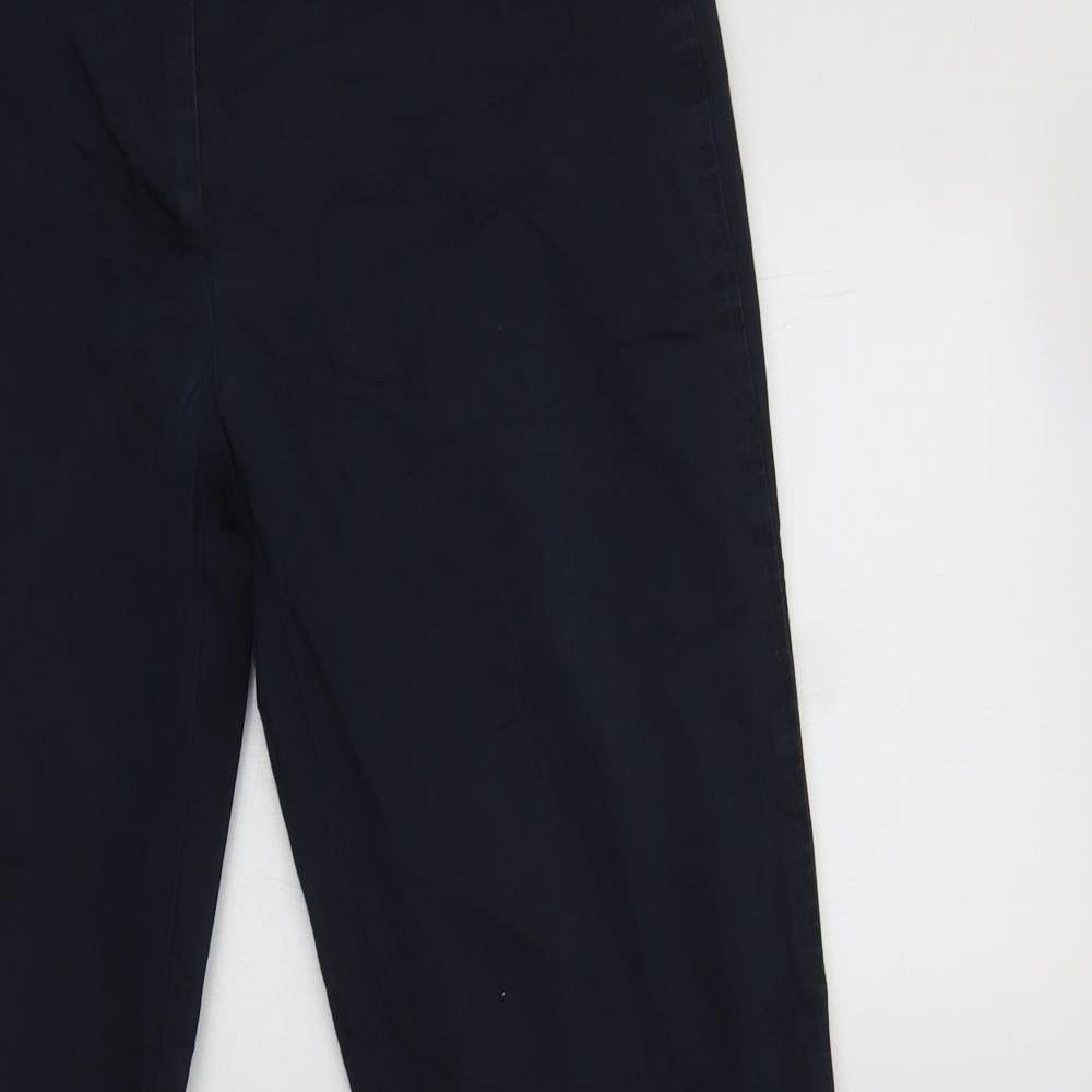 Gerard Darel Womens Blue  Cotton Chino Trousers Size 10 L29 in Regular