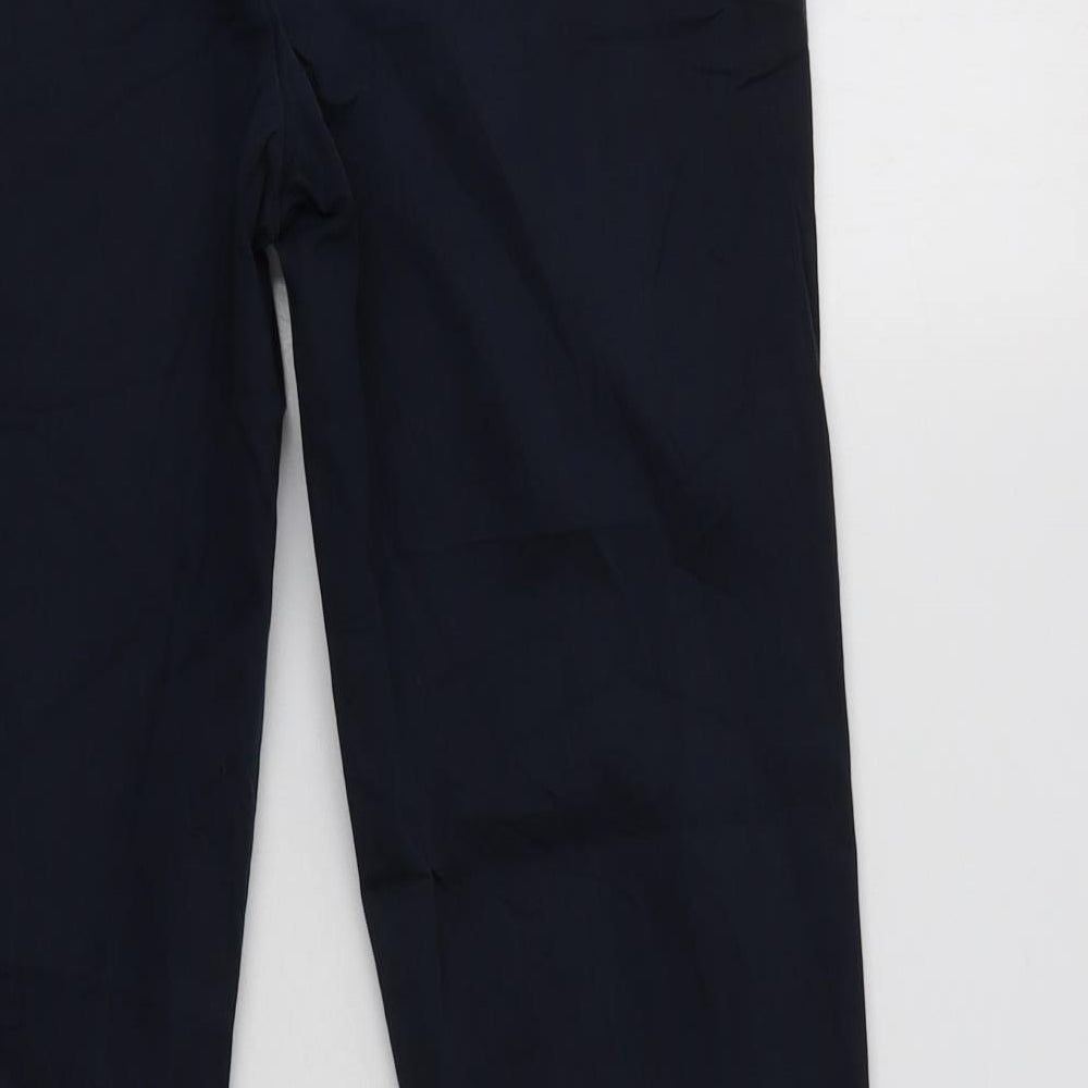 Gerard Darel Womens Blue  Cotton Chino Trousers Size 10 L29 in Regular
