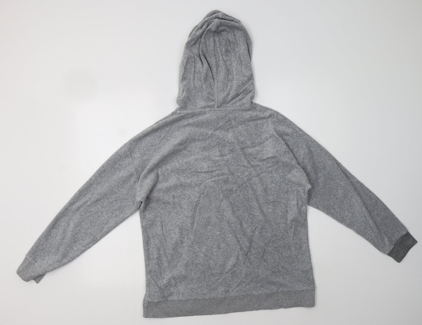 Papaya Womens Grey  Cotton Pullover Hoodie Size M