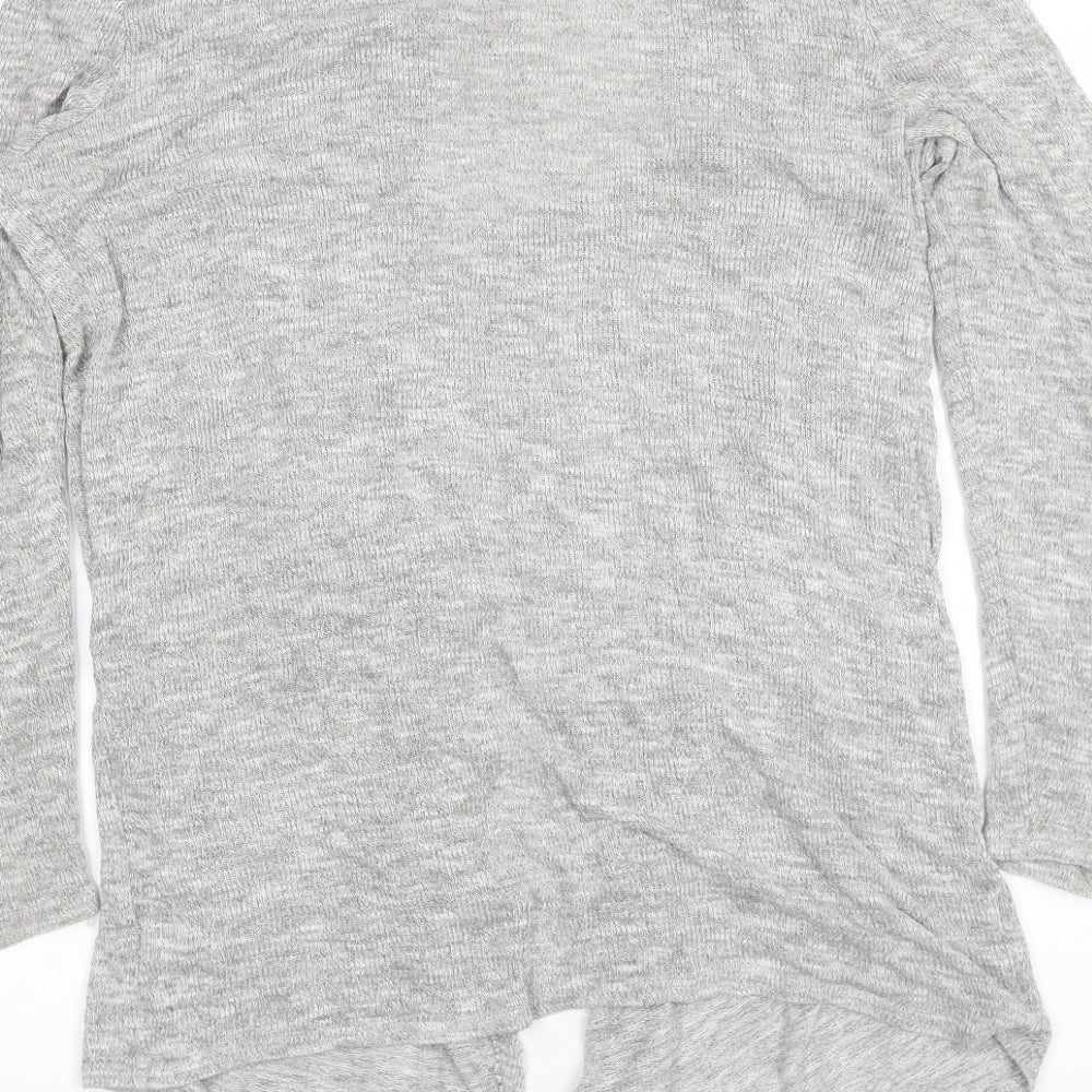 Atmosphere Womens Grey V-Neck  Viscose Cardigan Jumper Size M