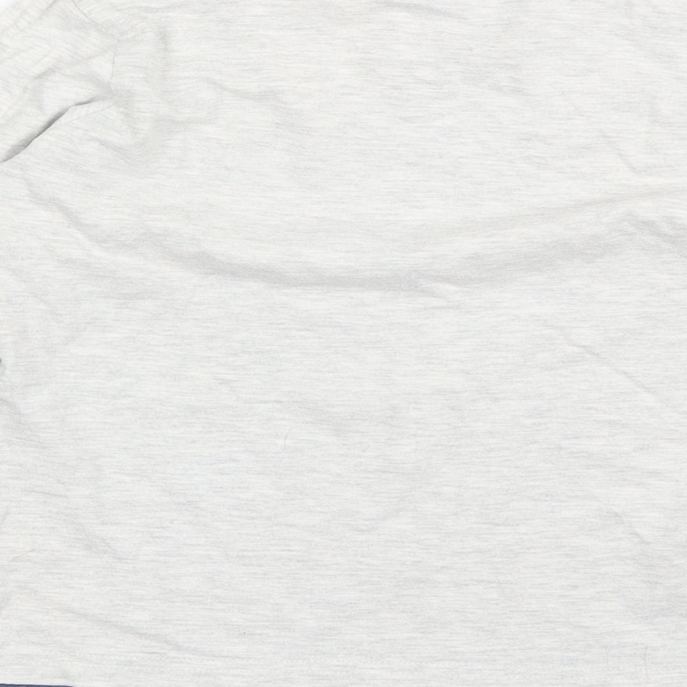 Primark Boys Grey  Cotton Basic T-Shirt Size 6-7 Years Round Neck  - Minecraft