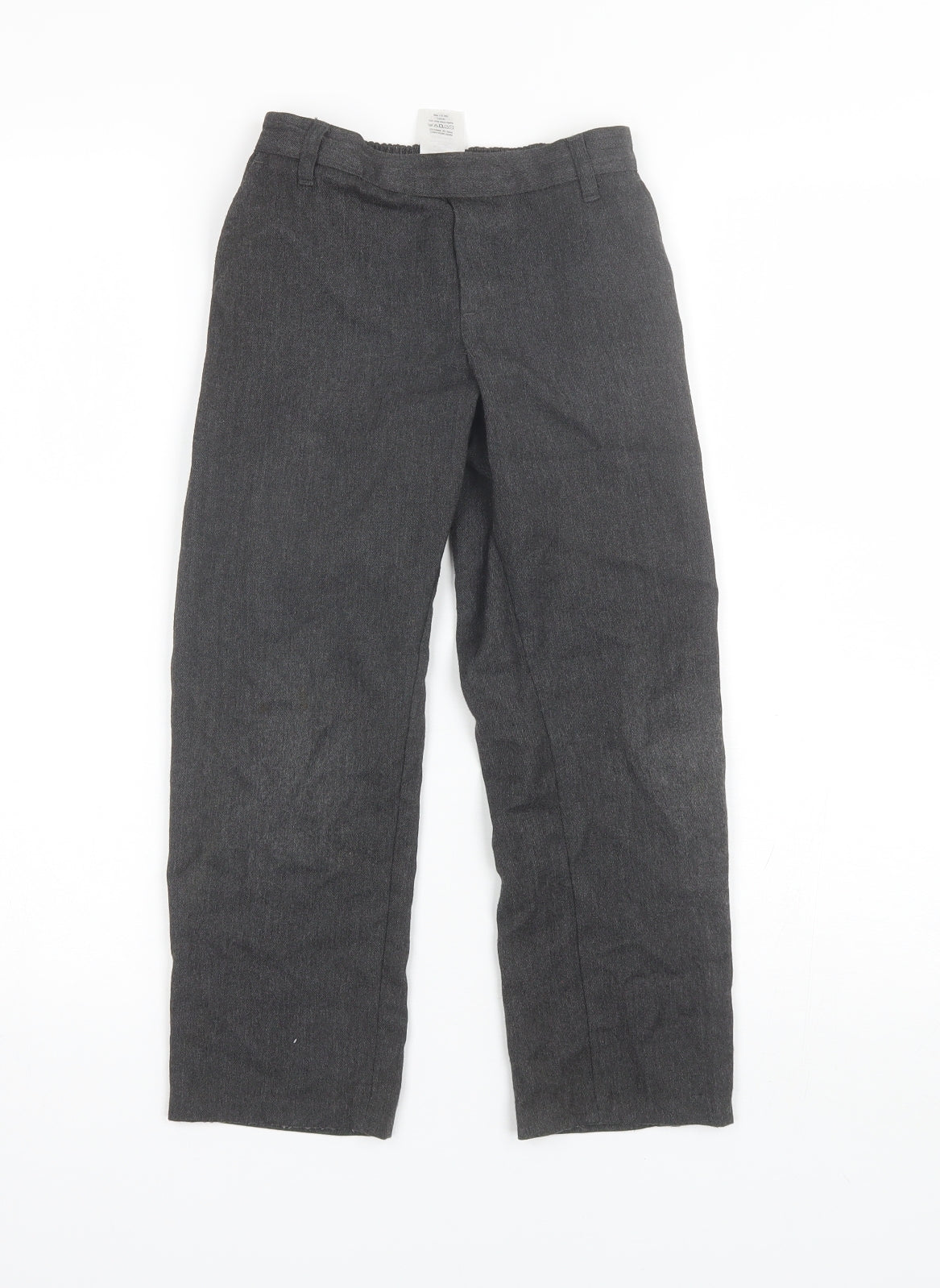 George Boys Grey  Polyester Dress Pants Trousers Size 6-7 Years  Regular