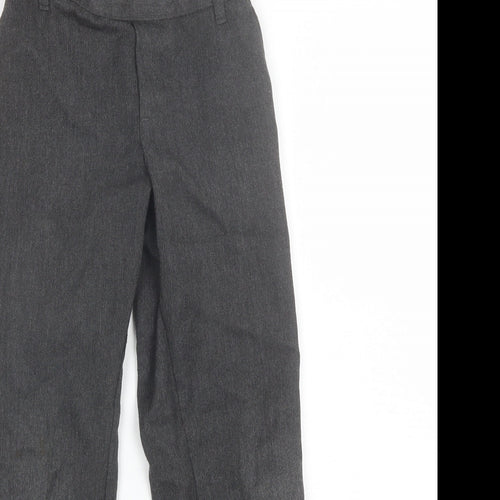 George Boys Grey  Polyester Dress Pants Trousers Size 6-7 Years  Regular
