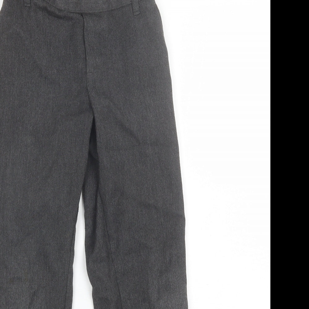 George Boys Grey  Polyester Dress Pants Trousers Size 6-7 Years  Regular