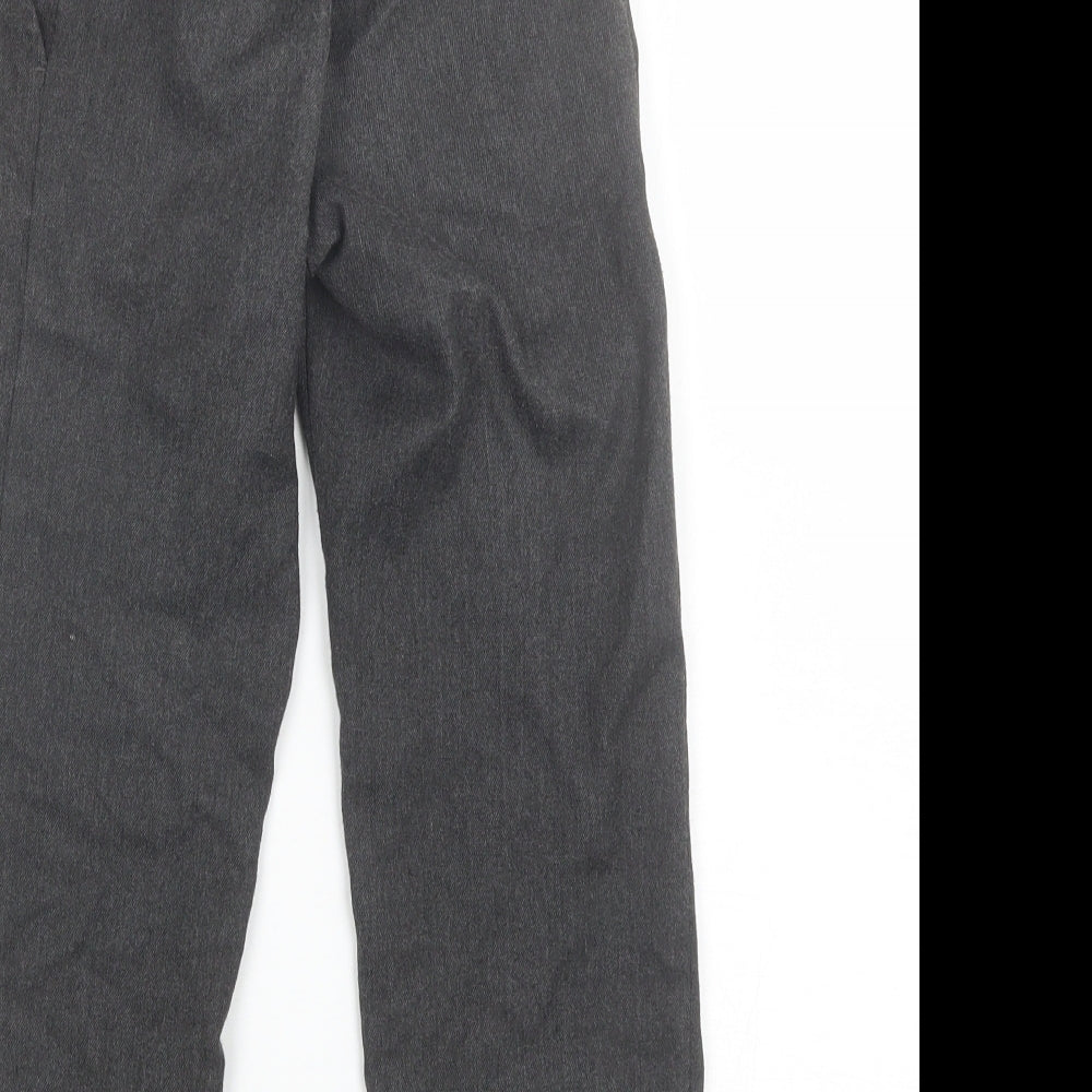 George Boys Grey  Polyester Dress Pants Trousers Size 6-7 Years  Regular