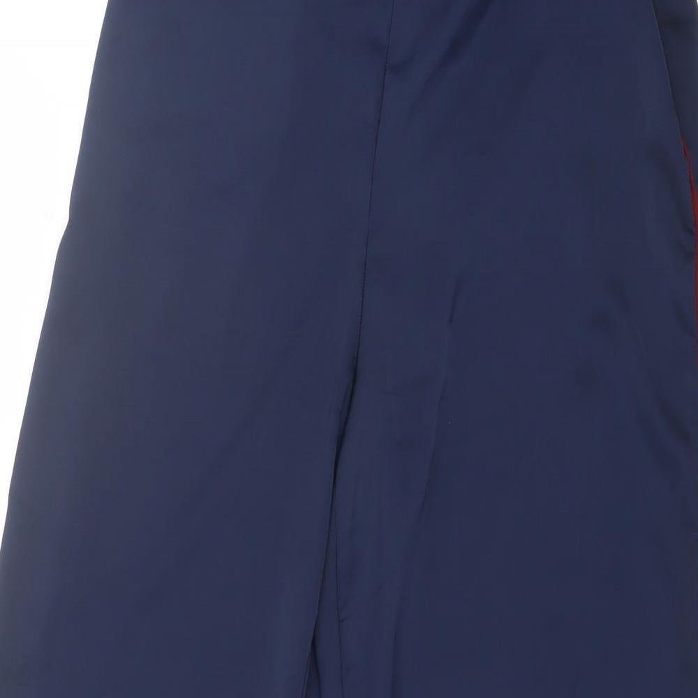 Marks and Spencer Womens Blue  Polyester Trousers  Size 10 L29 in Regular