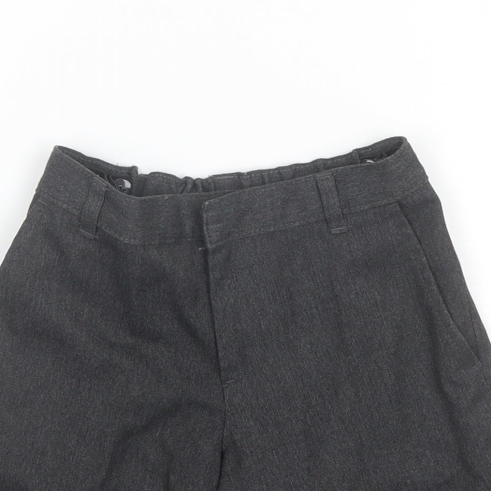George Boys Grey  Polyester Chino Shorts Size 5-6 Years  Regular