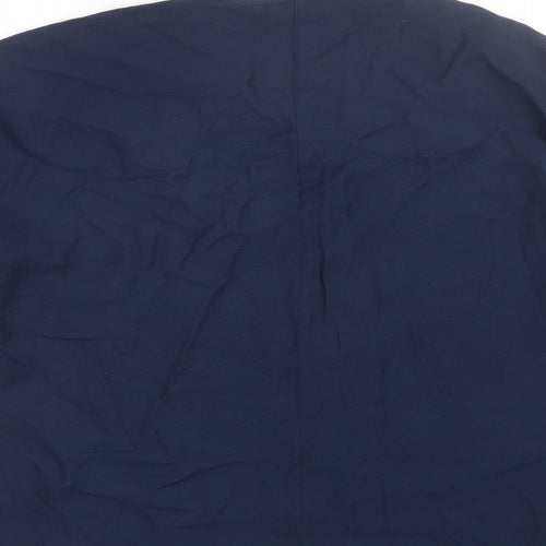 Marks and Spencer Womens Green  Viscose Basic Blouse Size 12 V-Neck