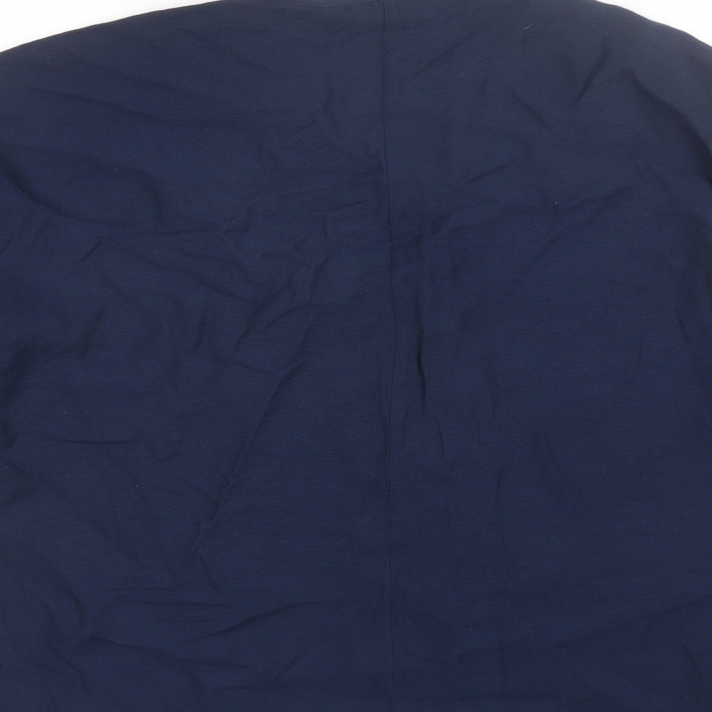 Marks and Spencer Womens Green  Viscose Basic Blouse Size 12 V-Neck