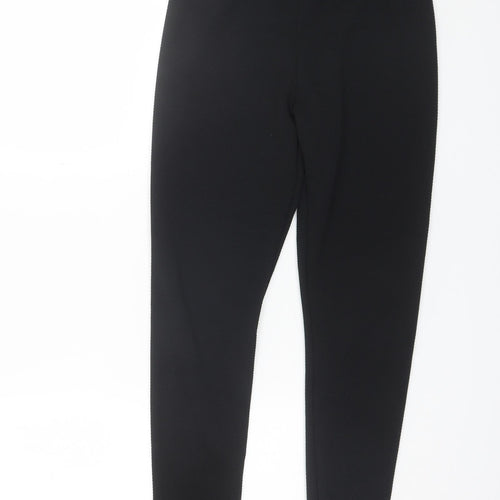 George Womens Black  Polyester Trousers  Size 12 L28 in Regular