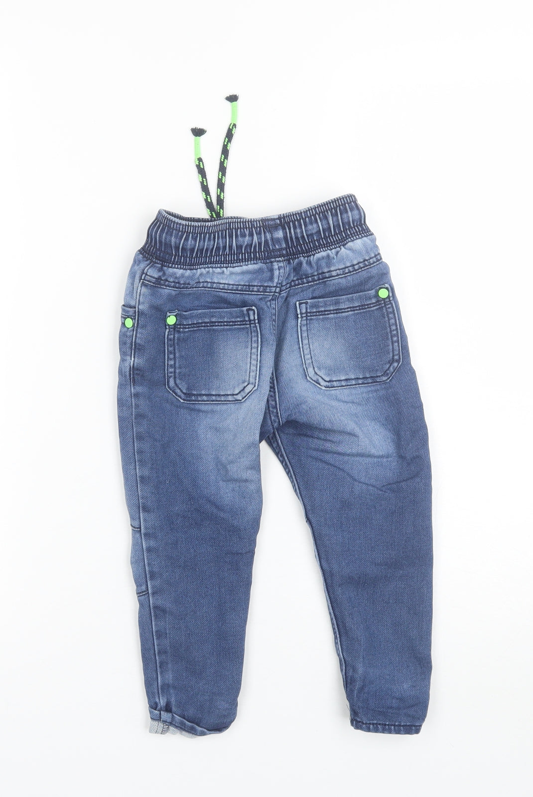 George Boys Blue  Cotton Jegging Jeans Size 2-3 Years  Regular