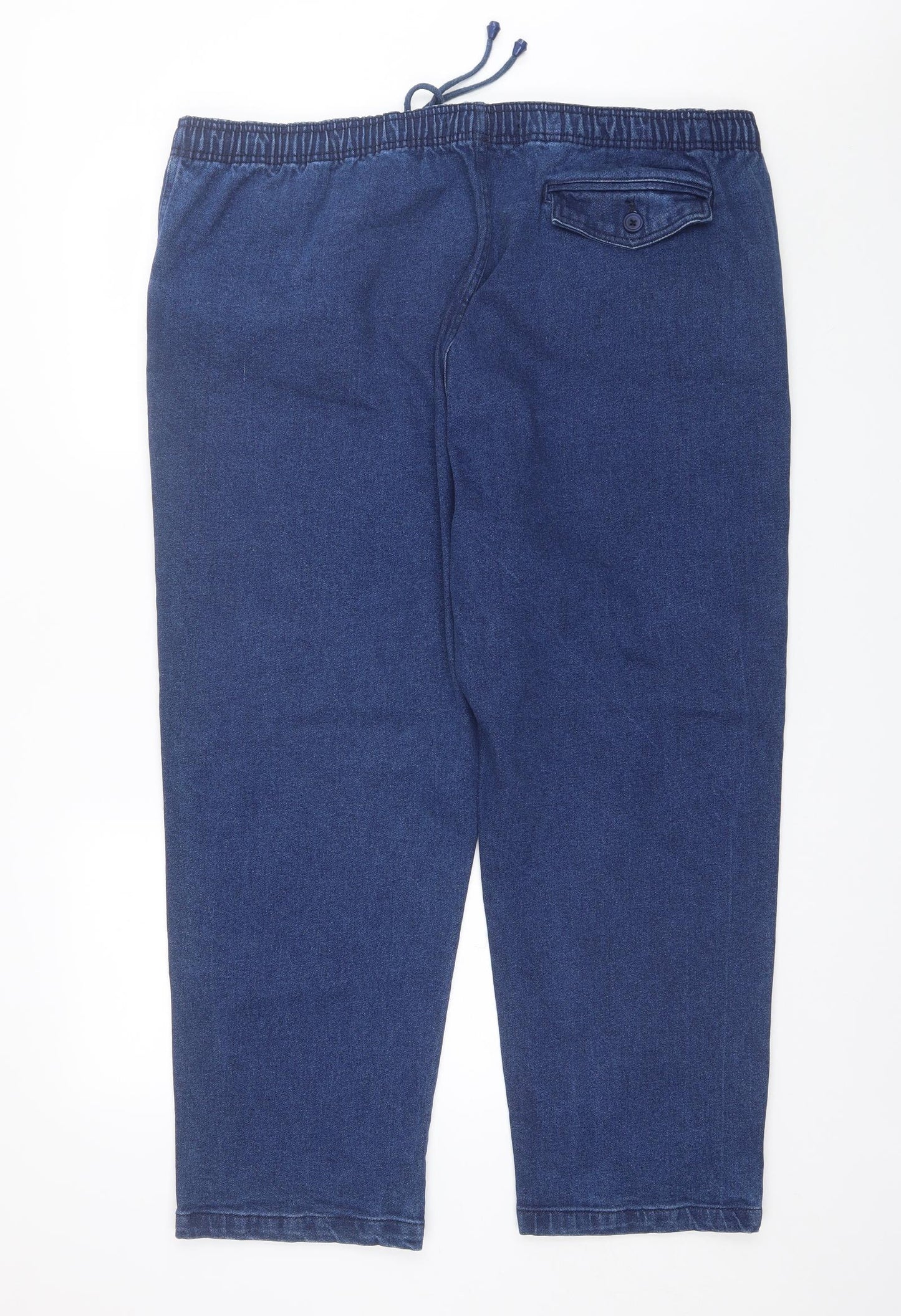 Pegasus Mens Blue  Cotton Straight Jeans Size 44 L26 in Regular