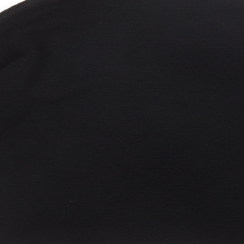 New Look Womens Black Mock Neck  Acrylic Pullover Jumper Size 12