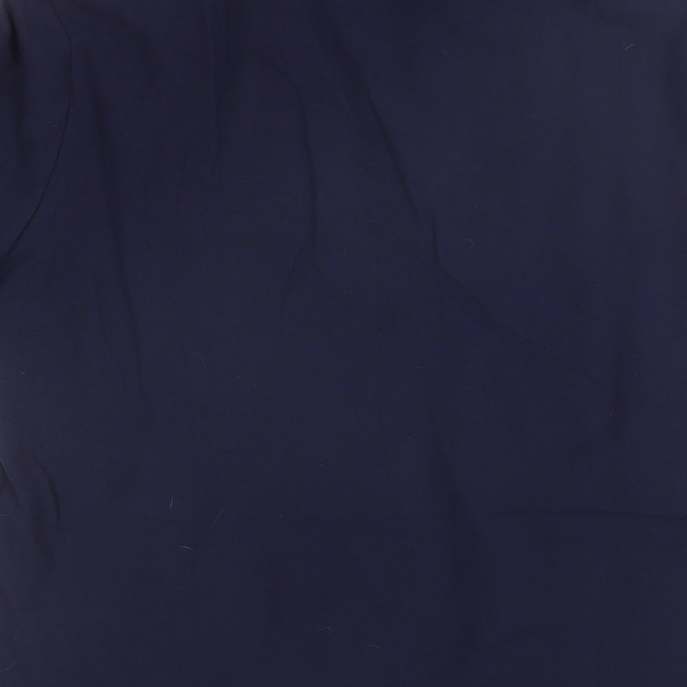 Evelure Mens Blue  Cotton  Polo Size 2XL Collared