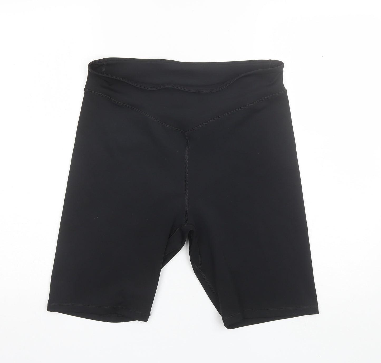 Nakd Womens Black  Polyester Biker Shorts Size XL L9 in Regular
