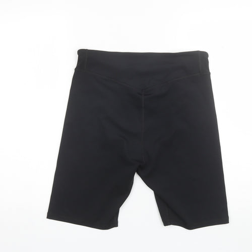 Nakd Womens Black  Polyester Biker Shorts Size XL L9 in Regular
