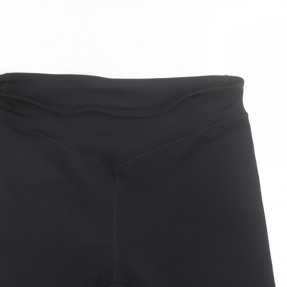 Nakd Womens Black  Polyester Biker Shorts Size XL L9 in Regular
