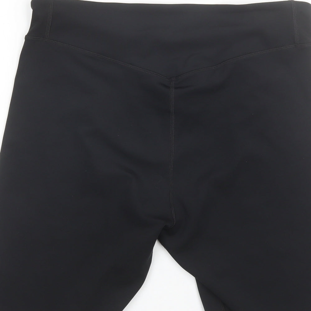 Nakd Womens Black  Polyester Biker Shorts Size XL L9 in Regular