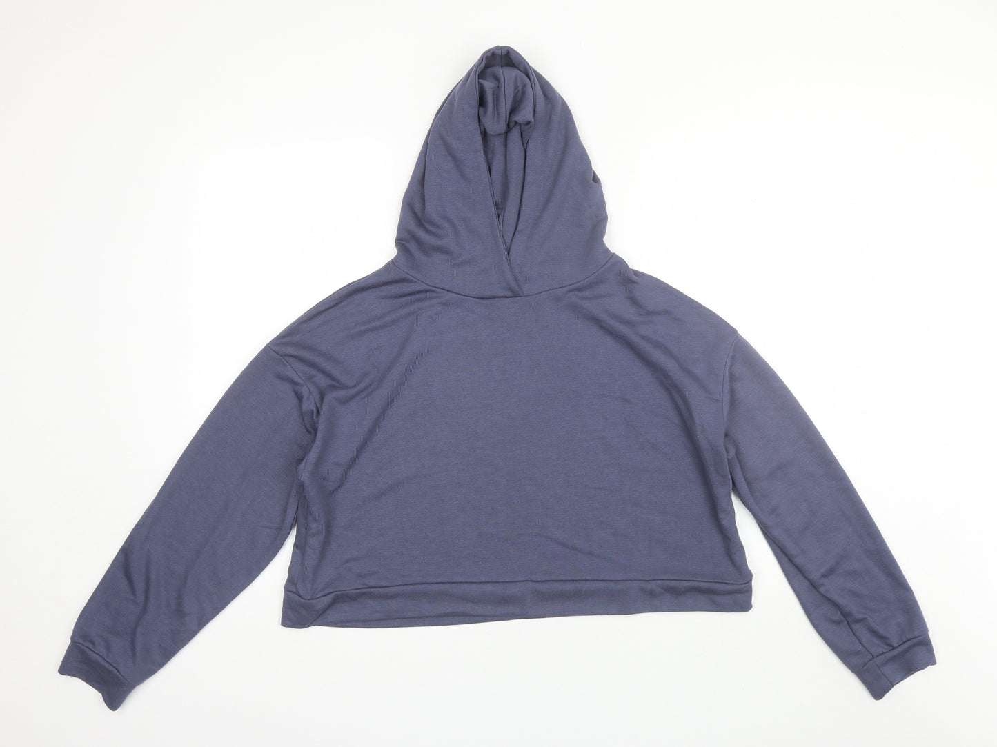 Jeff&CO Womens Blue  Polyester Pullover Hoodie Size 12