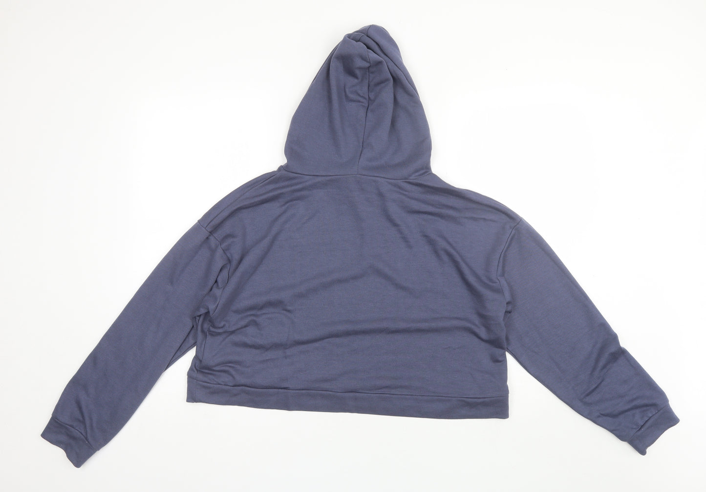 Jeff&CO Womens Blue  Polyester Pullover Hoodie Size 12