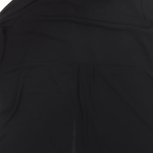 Papaya Womens Black  Polyester Basic Button-Up Size 20 Collared