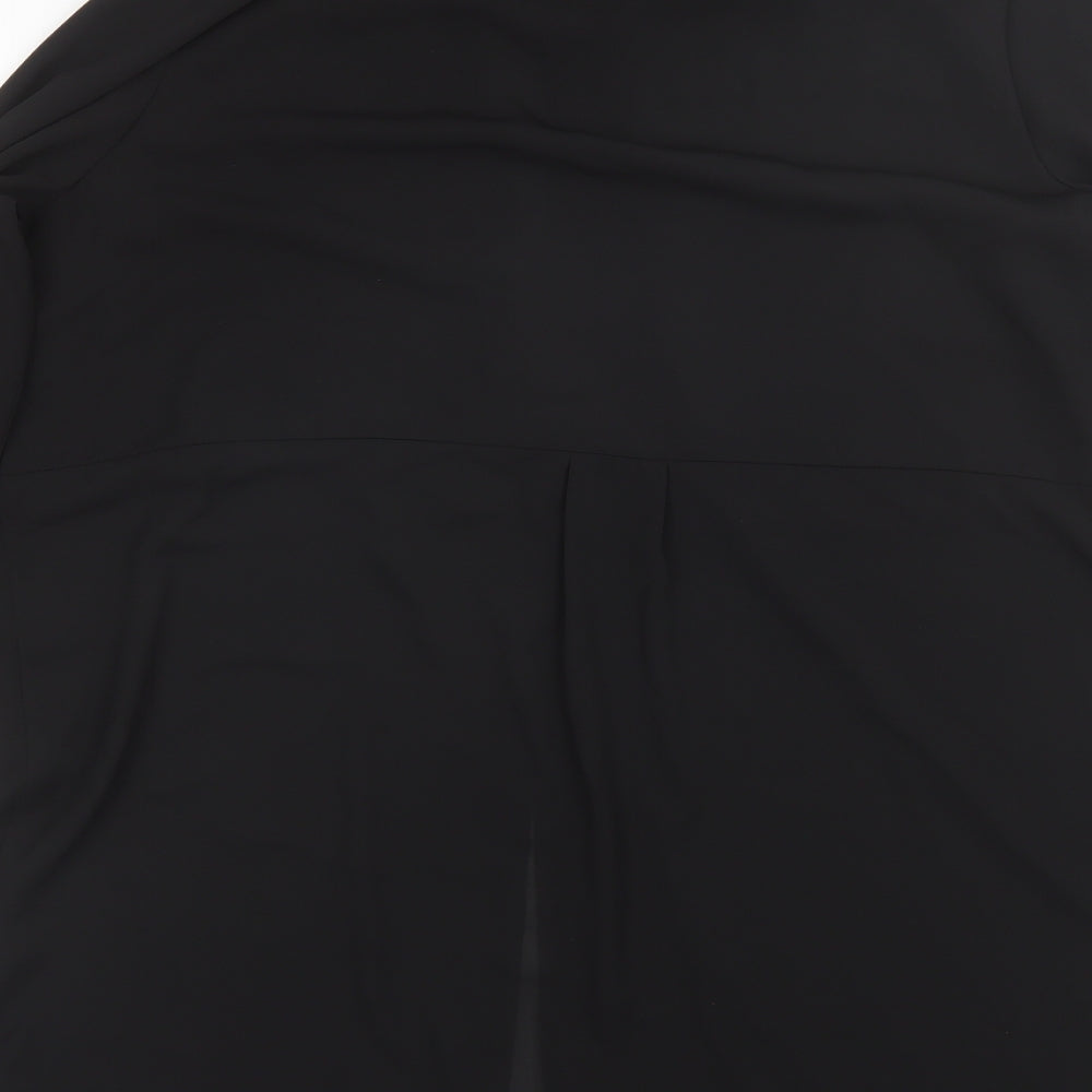 Papaya Womens Black  Polyester Basic Button-Up Size 20 Collared