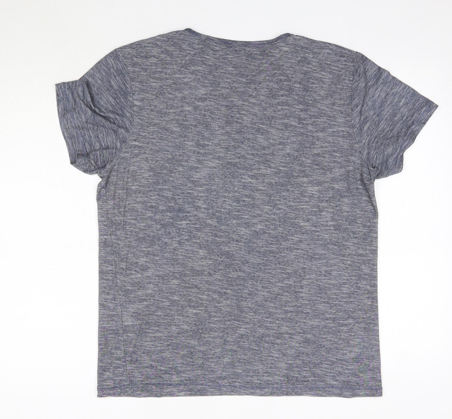 Livergy Mens Blue  Cotton  T-Shirt Size M Round Neck