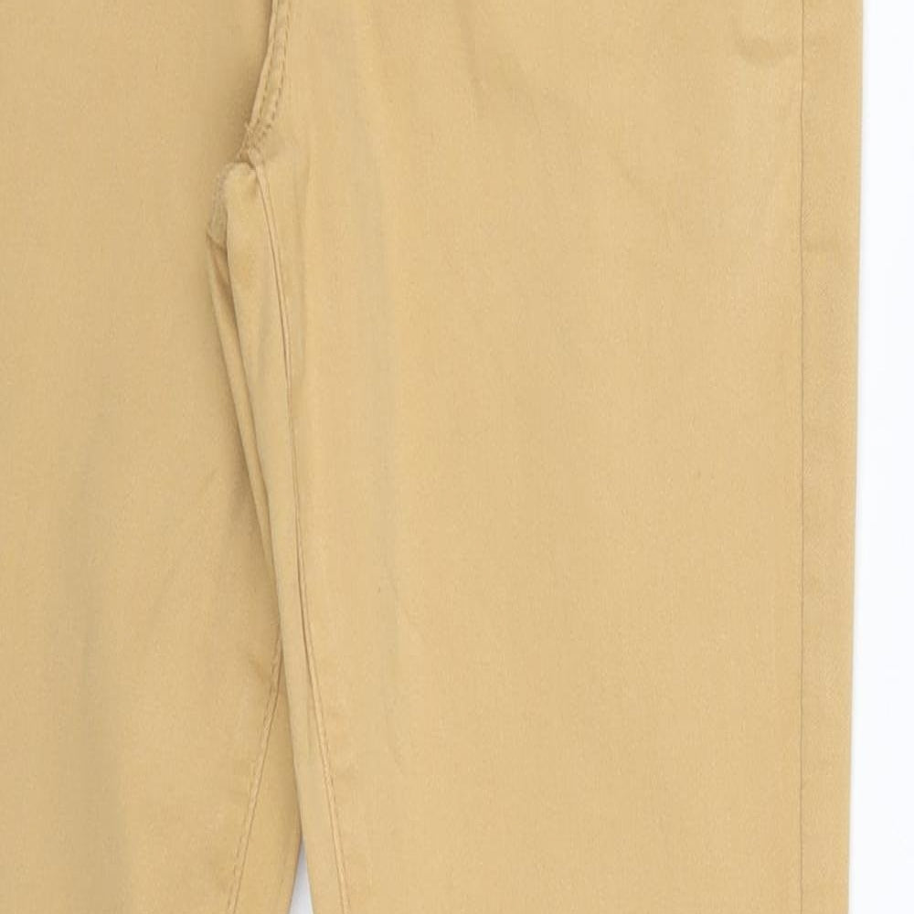 TU Womens Brown  Cotton Straight Jeans Size 10 L28 in Regular