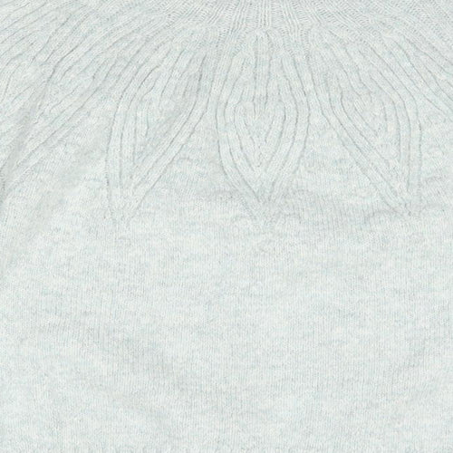 M&S Mens Green High Neck  Acrylic Pullover Jumper Size S
