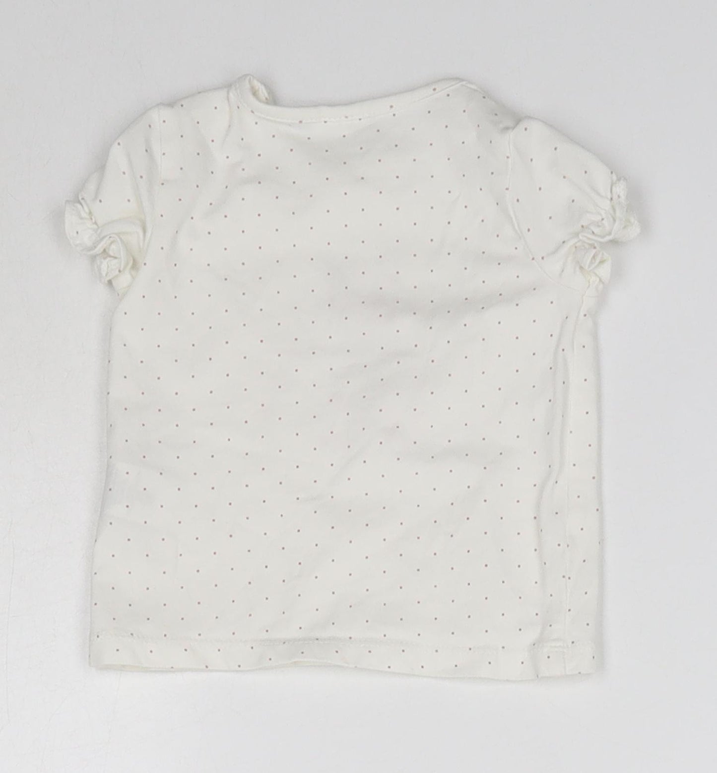 NEXT Baby Multicoloured  Cotton Basic T-Shirt Size 0-3 Months Round Neck