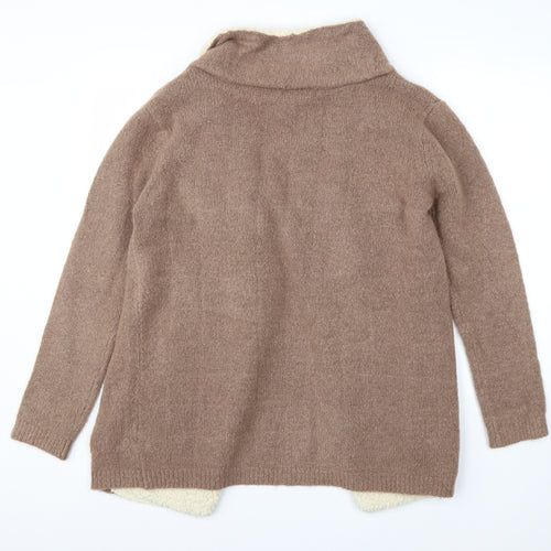 Primark Womens Brown   Jacket Coatigan Size M