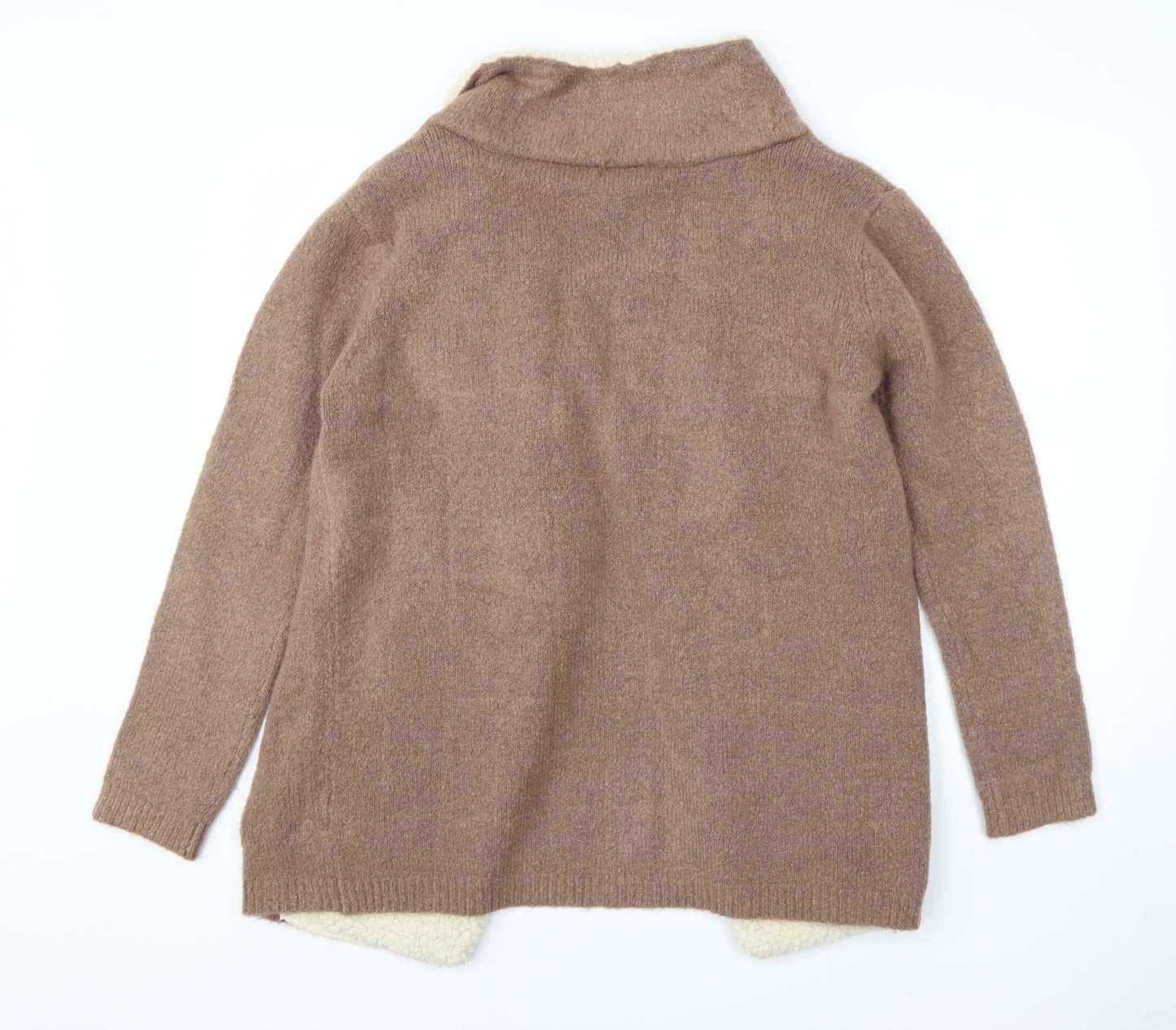 Primark Womens Brown   Jacket Coatigan Size M