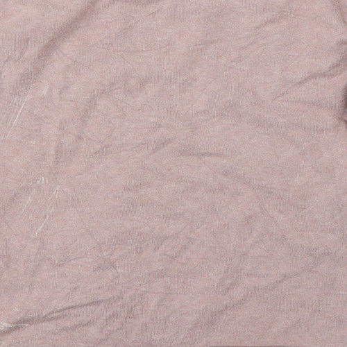 Monsoon Womens Pink Round Neck  Cotton Pullover Jumper Size 12