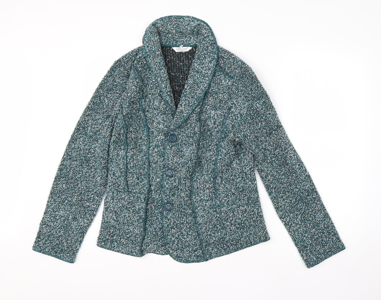 Special Collection Womens Green   Jacket Coatigan Size 14