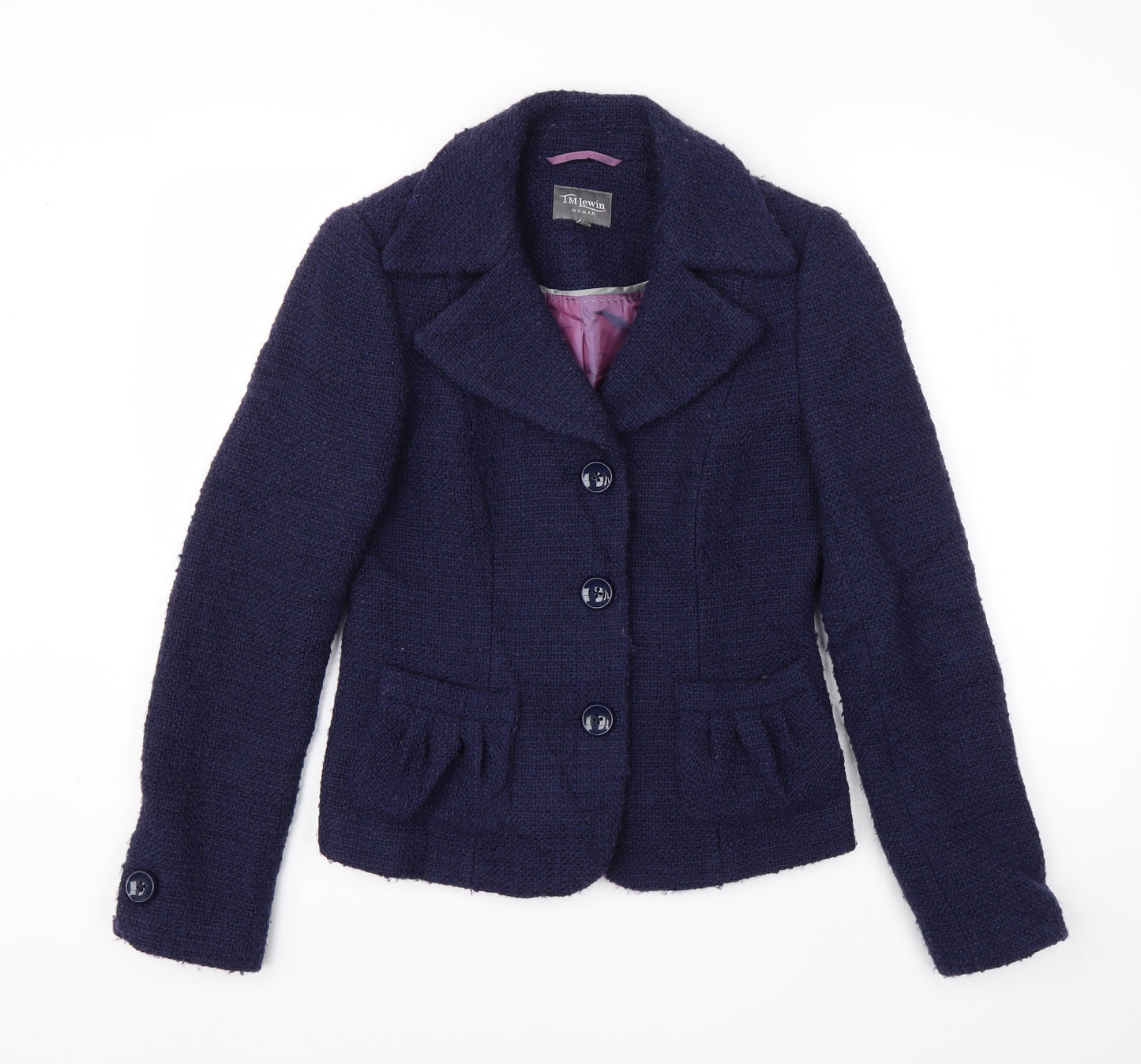 TM Lewin Womens Blue   Jacket Coat Size 8