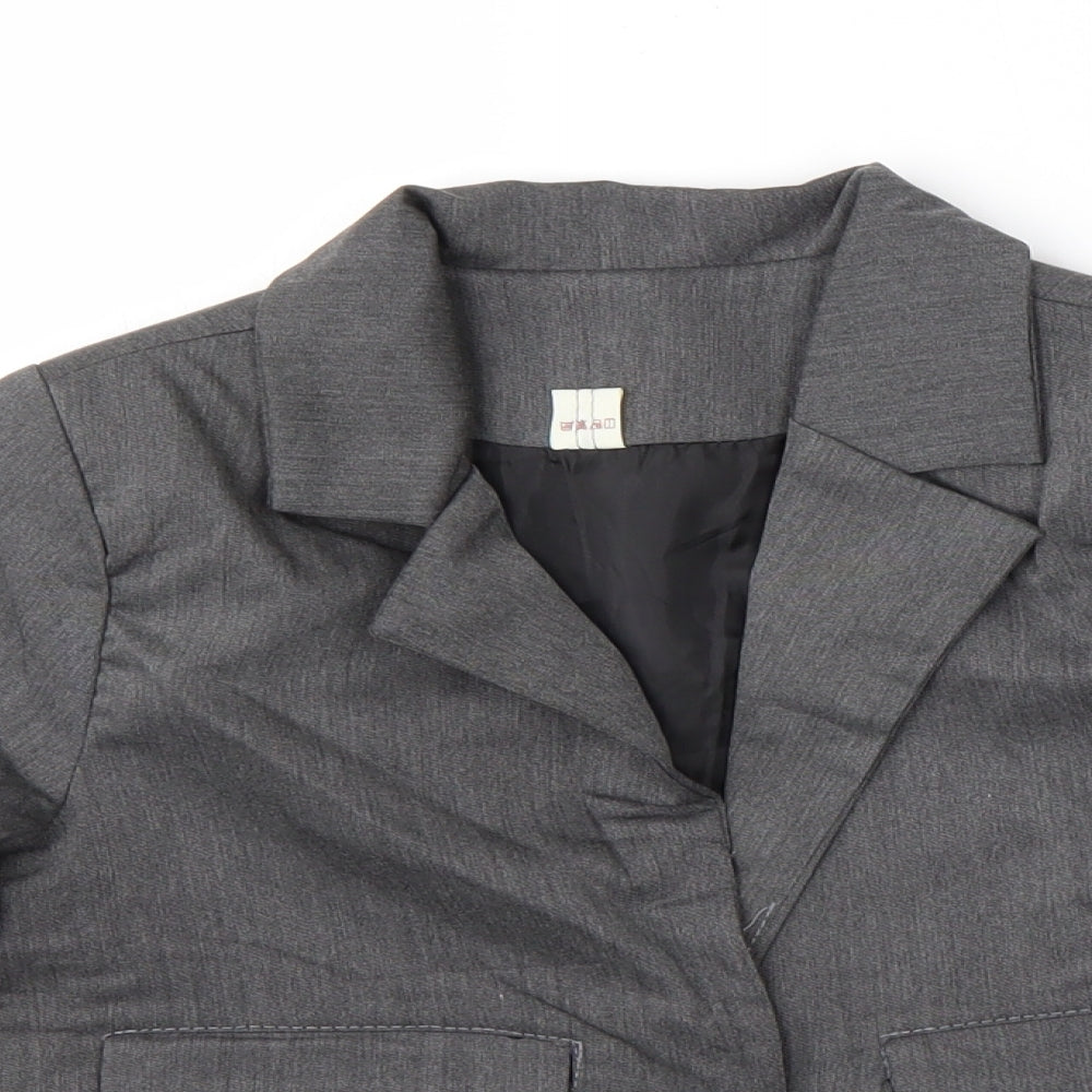 Man To Be Boys Grey   Jacket Blazer Size 8-9 Years