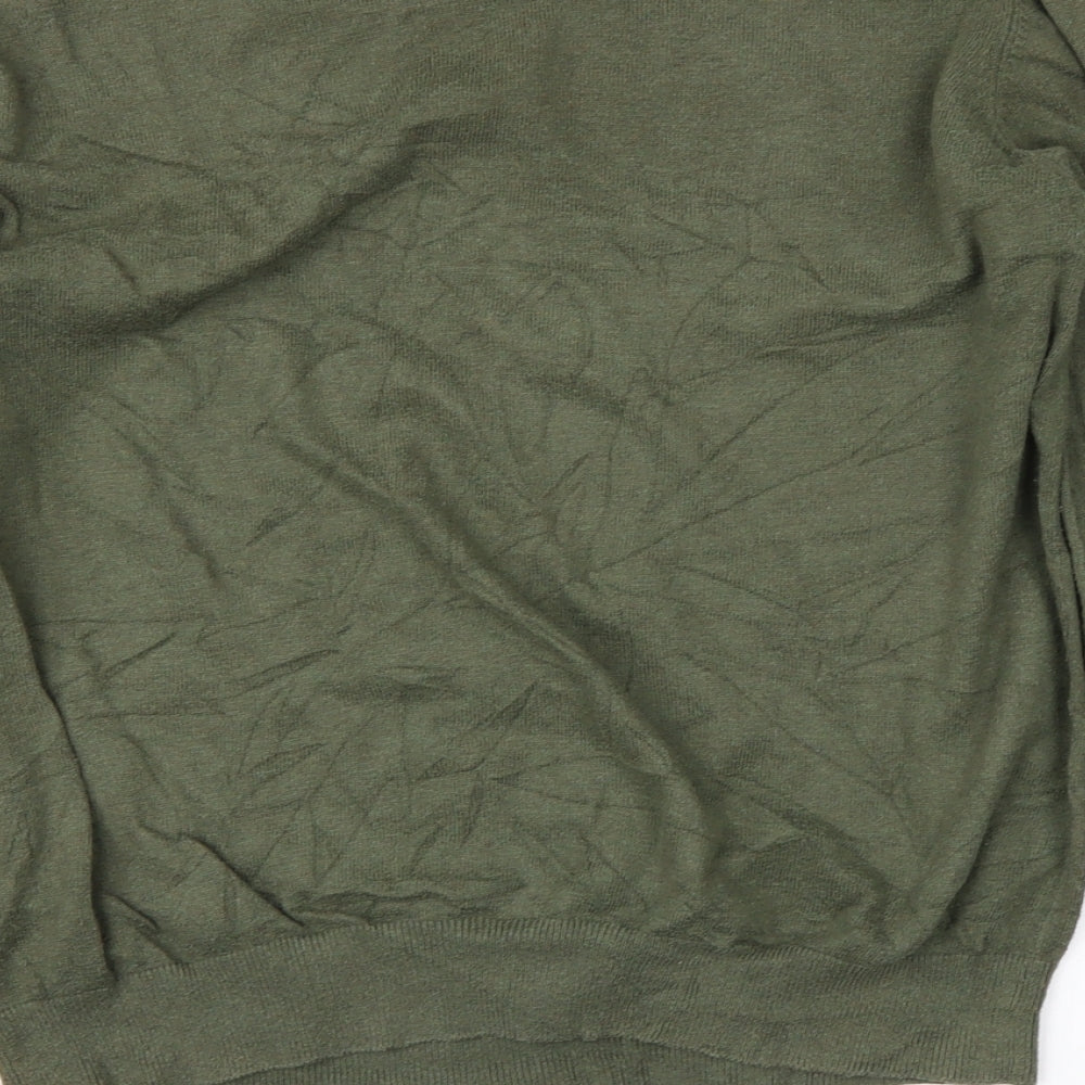 Joules Womens Green Round Neck  Cotton Pullover Jumper Size 12   - rabbit