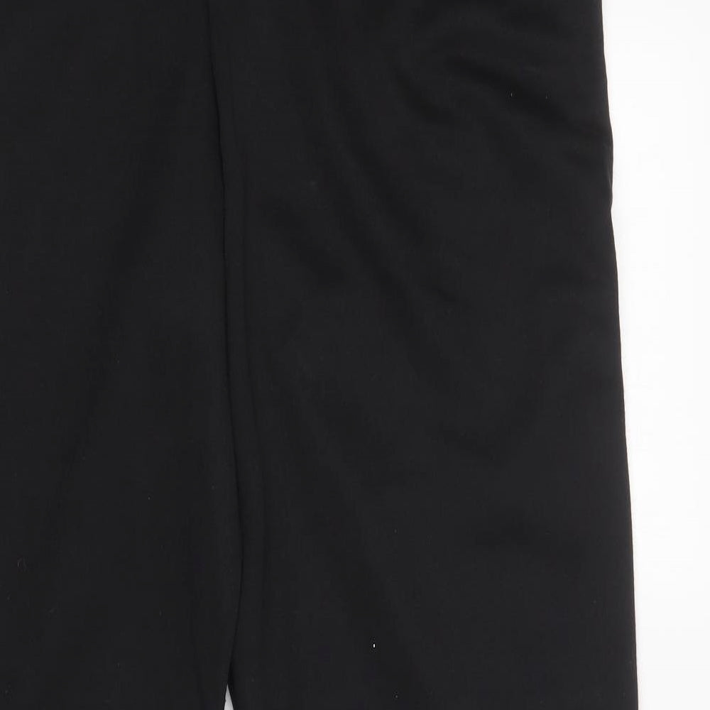 Boohoo Womens Black  Polyester Jogger Leggings Size 24 L29 in