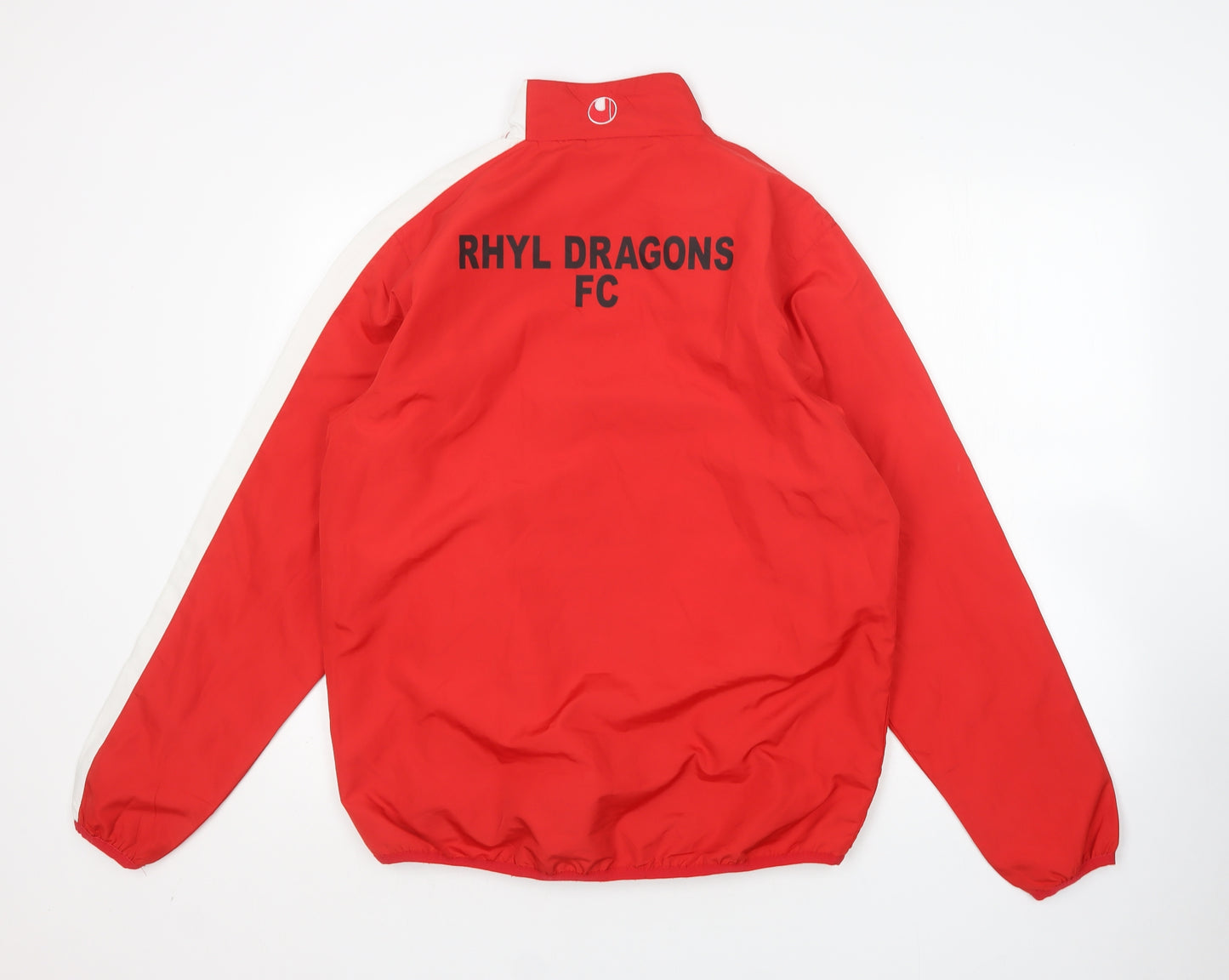 Uhlsport Mens Red   Windbreaker Jacket Size M