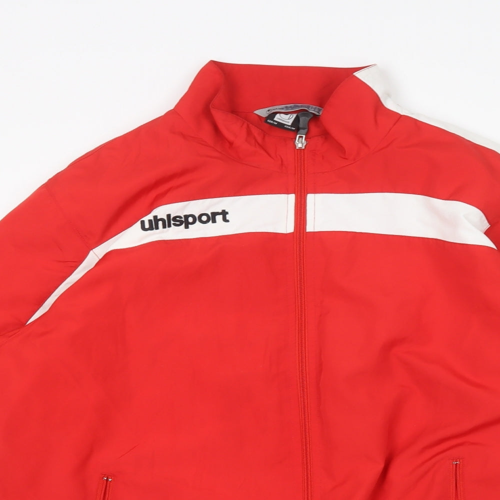 Uhlsport Mens Red   Windbreaker Jacket Size M