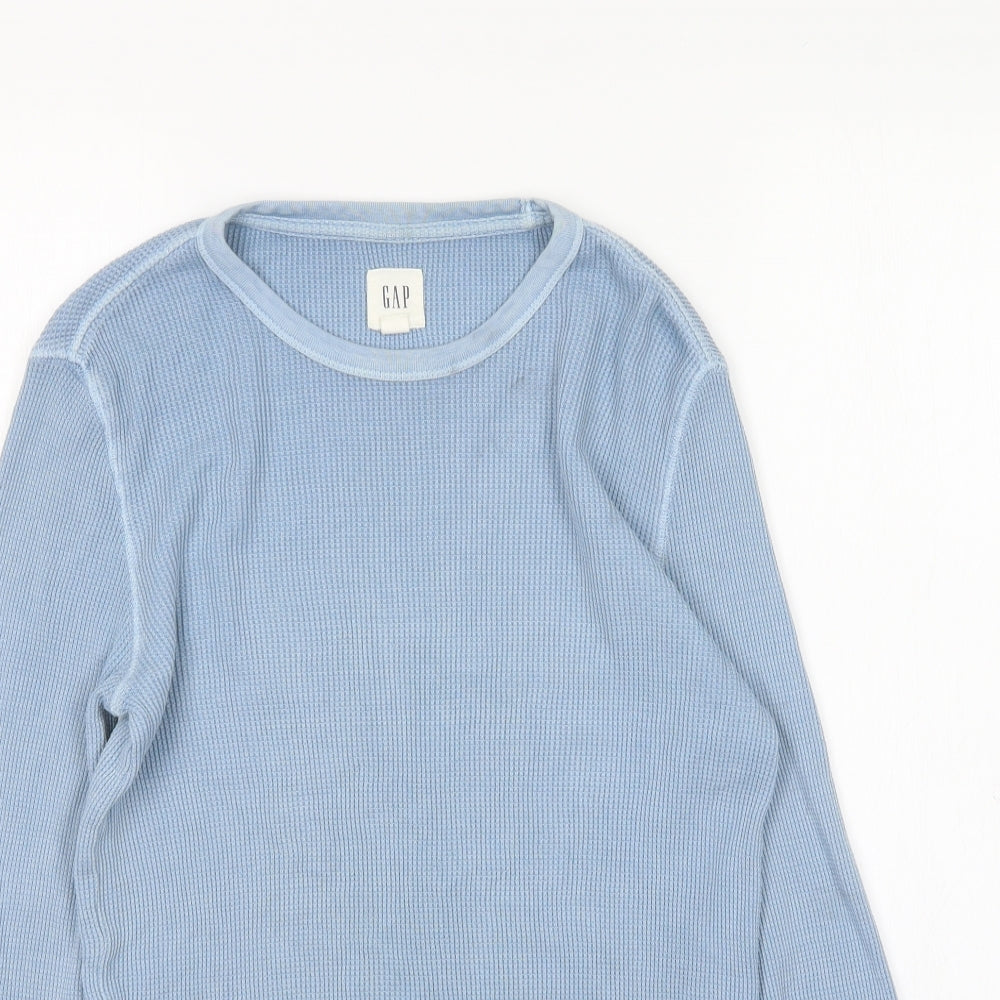 Gap Mens Blue  Cotton  T-Shirt Size XS Round Neck