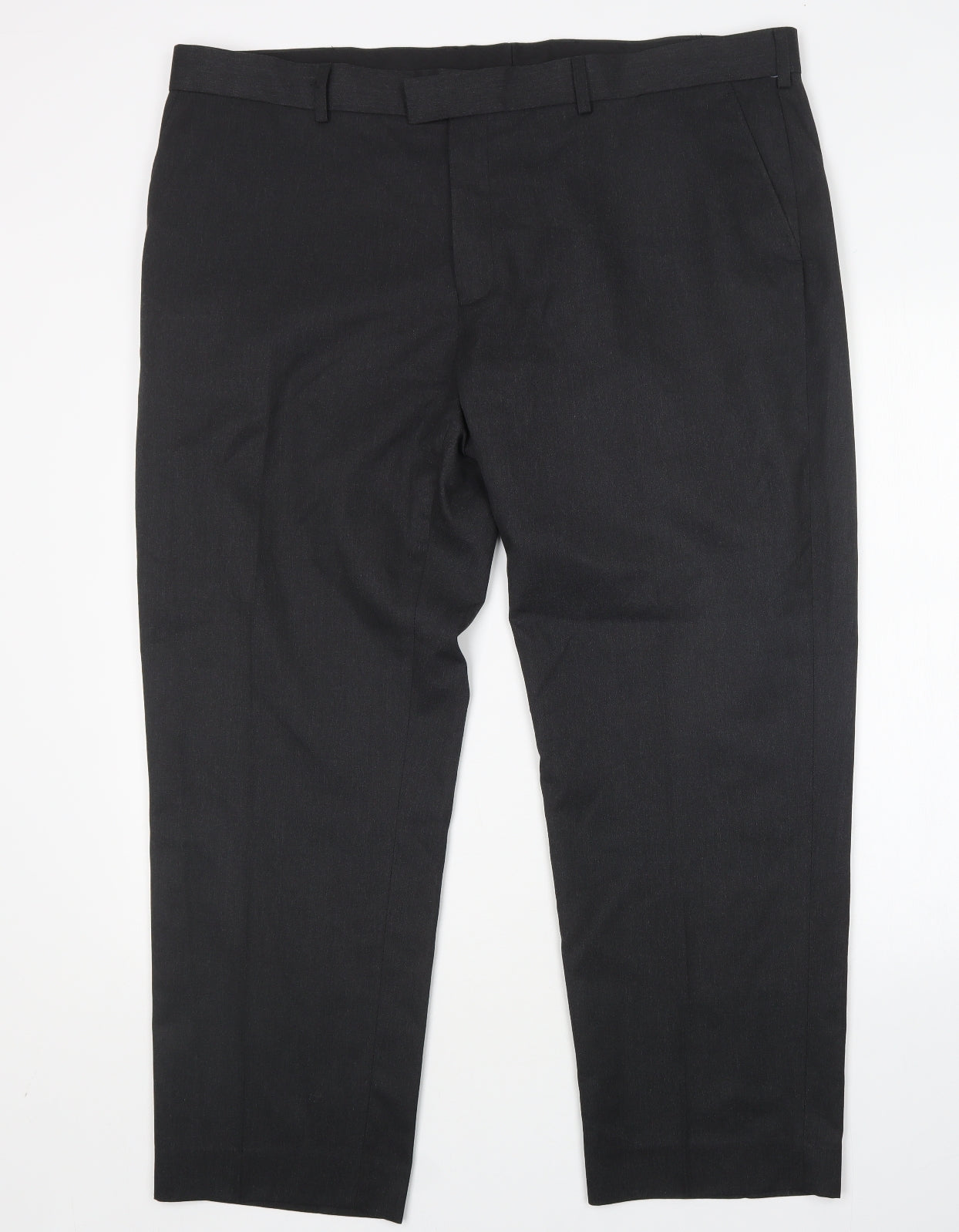 George Mens Grey  Polyester Trousers  Size 44 L29 in Regular