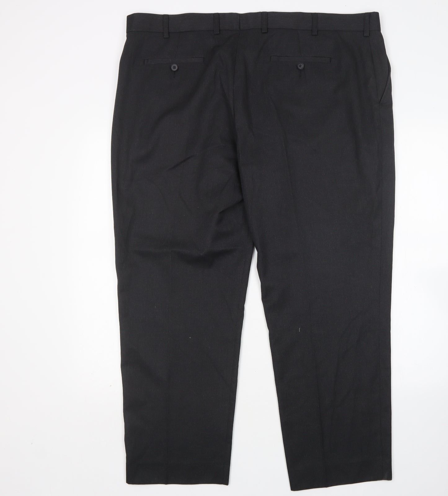 George Mens Grey  Polyester Trousers  Size 44 L29 in Regular