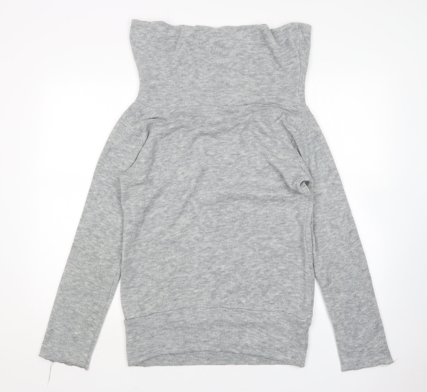 Preownr Womens Grey Roll Neck   Pullover Jumper Size XL